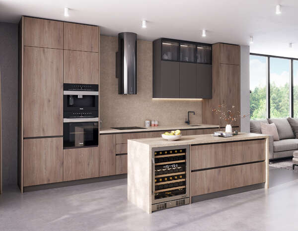Warm wood tones